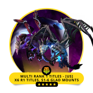 Buy an exclusive Cataclysm Classic Account on US with x6 Rank 1 Titles, Season 1, S2, S3, S4, S5 and Season 6 Gladiator Mounts and more. Lifetime Warranty!