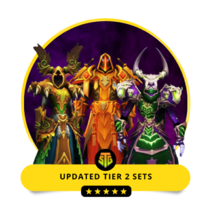 Buy New Tier 2 set boost and unlock any of 13 class set transmogs for your collection during the WoW's 20th Anniversary Event in the War Within expansion.